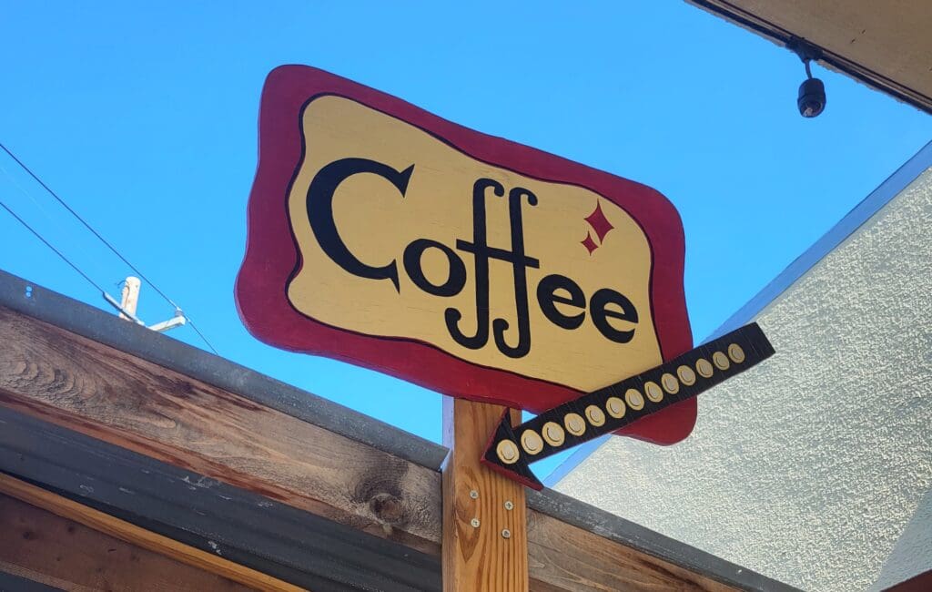 Convertible Coffee Bar sign